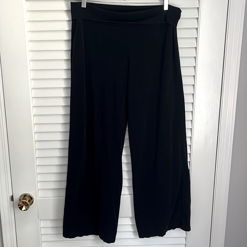 Prima Danskin Wide Leg Roll Down Waist Pants